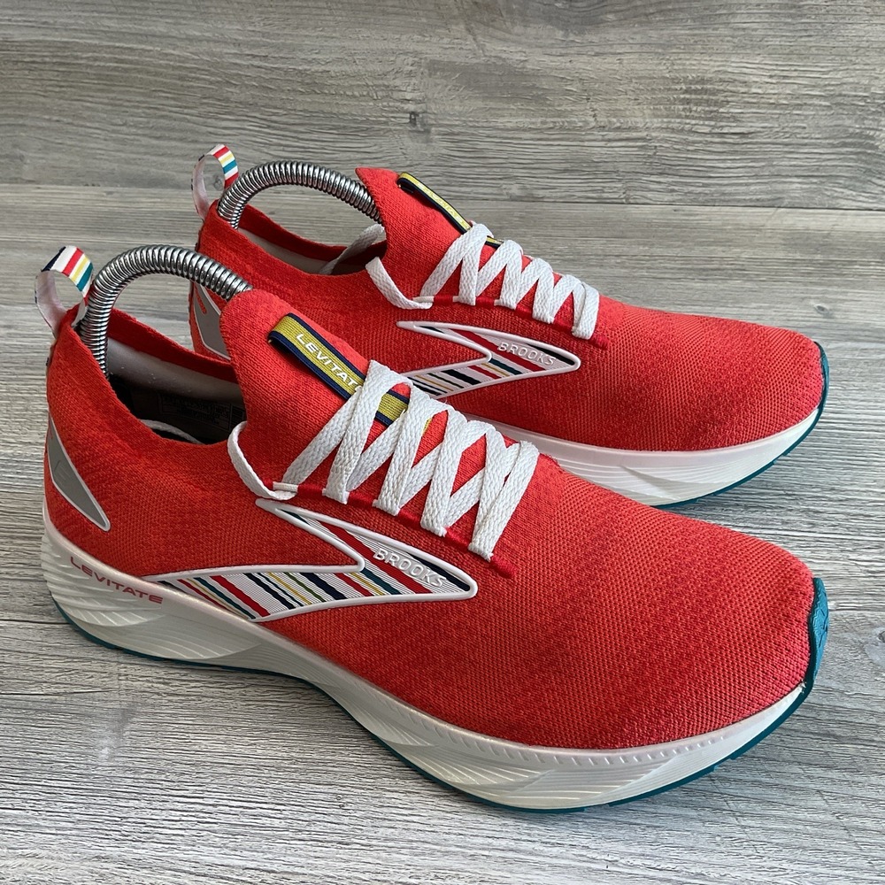 Brooks Levitate 6 Women's 9.5 B Running Shoes Orange Knit DNA AMP v2 1203851B602